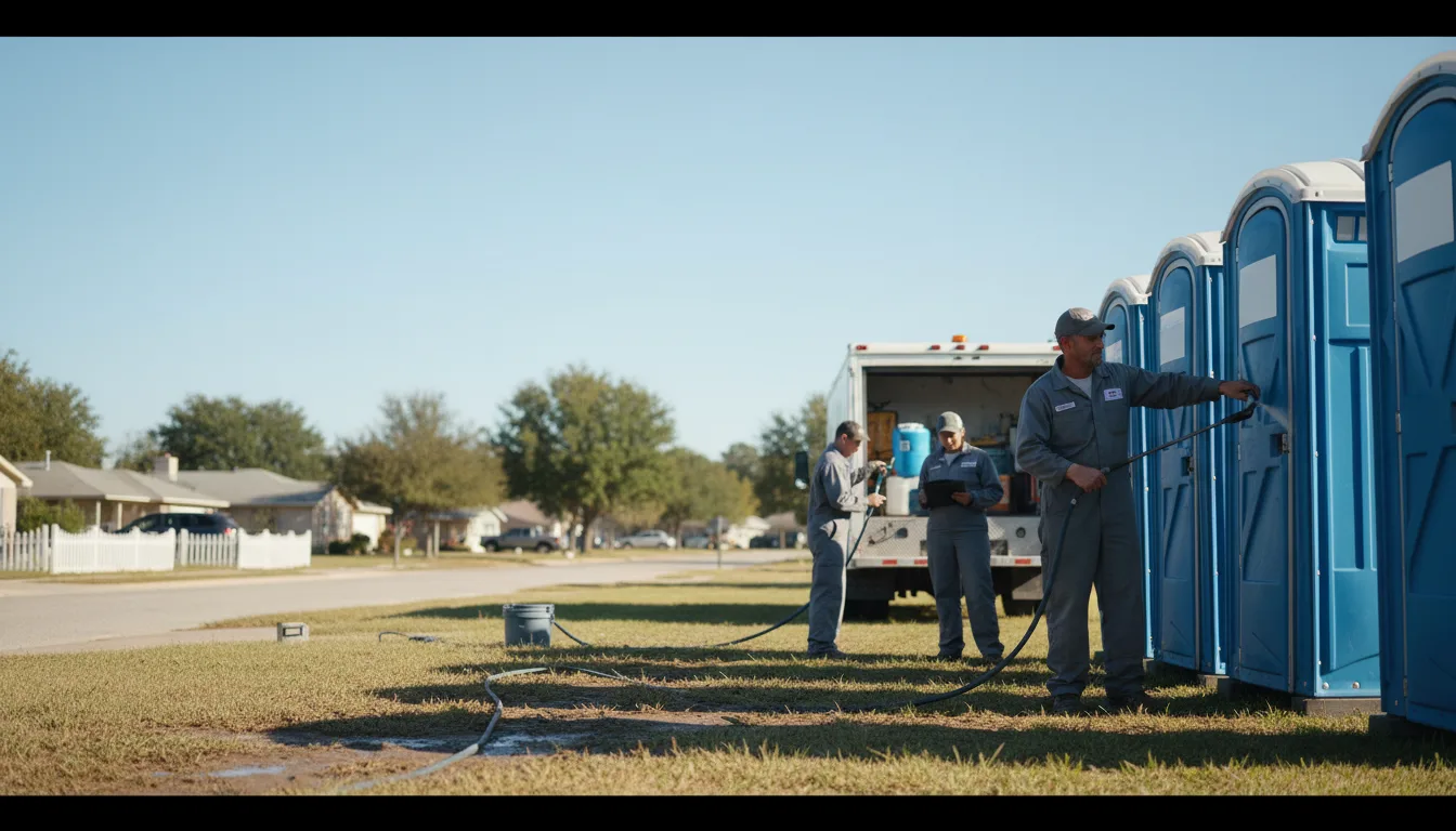 Long-Term Portable Toilet Rental in Pointe Aux Pins, MI near me